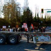 Occupy Vancouver Blocks New Brighton Park Port