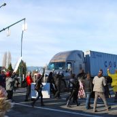 Occupy Vancouver Blocks New Brighton Park Port