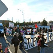Occupy Vancouver Blocks New Brighton Park Port