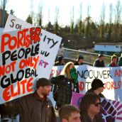 Occupy Vancouver Blocks New Brighton Park Port