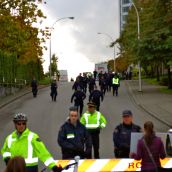 Occupy Surrey: George Bush Met by the War Criminal Welcoming Committee