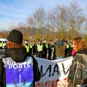 Occupy Vancouver Blocks New Brighton Park Port