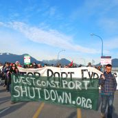 Occupy Vancouver Blocks New Brighton Park Port