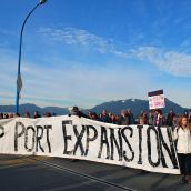 Occupy Vancouver Blocks New Brighton Park Port