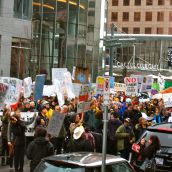 Hundreds Rally Against Enbridge Oil