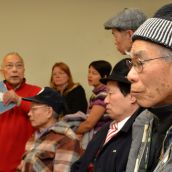 Seniors at a Dec 5 press conference 