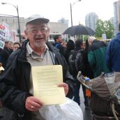 Vancouver rally against Israeli massacre on flotilla