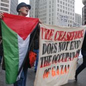 Vancouver rally against Israeli massacre on flotilla