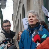 Raise The Rates spokesperson Jean Swanson. 