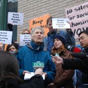 Raise The Rates spokesperson Jean Swanson. 