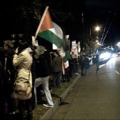 Protest Against Israel's Deputy Ambassador Eliaz Luf and Immigration Minister Jason Kenney