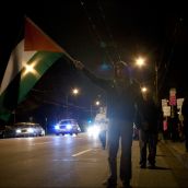 Protest Against Israel's Deputy Ambassador Eliaz Luf and Immigration Minister Jason Kenney