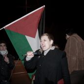 Protest Against Israel's Deputy Ambassador Eliaz Luf and Immigration Minister Jason Kenney