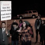 Protest Against Israel's Deputy Ambassador Eliaz Luf and Immigration Minister Jason Kenney