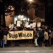 Protest Against Israel's Deputy Ambassador Eliaz Luf and Immigration Minister Jason Kenney