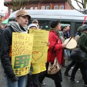Community March Demands Safe Housing for Women. Vancouver, March 22, 2011. Photo: Sandra Cuffe