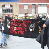 Community March Demands Safe Housing for Women. Vancouver, March 22, 2011. Photo: Sandra Cuffe