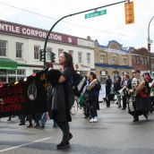 Community March Demands Safe Housing for Women. Vancouver, March 22, 2011. Photo: Sandra Cuffe