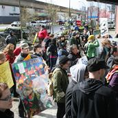 Community March Demands Safe Housing for Women. Vancouver, March 22, 2011. Photo: Sandra Cuffe