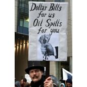 Billionaires for Pipelines. Vancouver, March 26, 2012. Photo: Sandra Cuffe