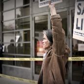 Insite Protestors Block Harper Visit