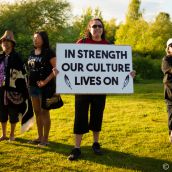 Honoring residential school survivors. June 11-2015