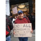 Mayor and business on the inside - the people on the outside
