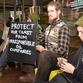 Kinder Morgan Courthouse Lockdown