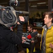 Kinder Morgan Courthouse Lockdown