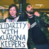 Kinder Morgan Courthouse Lockdown