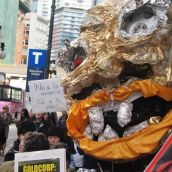 Giant Mr. Metalcore puppet