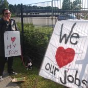 What Do You Do With a Scab? Picket!