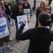 What Do You Do With a Scab? Picket!