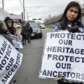 Musqueam Block Destruction of Ancient Burial Site