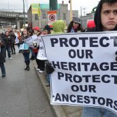 Musqueam Block Destruction of Ancient Burial Site