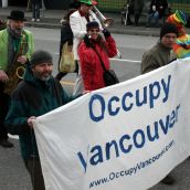 Occupy Vancouver. Community March Against Racism. Vancouver, March 18, 2012.