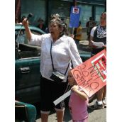Elaine Durocher on the mic and Serenity
