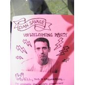 Dan Savage Glitterbombed
