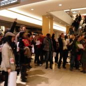 Harper Is No Santa Flashmob Hits Downtown