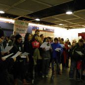 Harper Is No Santa Flashmob Hits Downtown