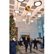 Banner in the lobby