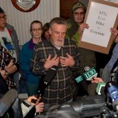 Resident Denis Ledoux, 67, "they want us to pay for their renovations" 