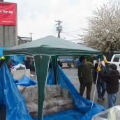 Tenters Turfed from Fraser Shelter 