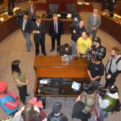 Councillors had little to say to housing advocates