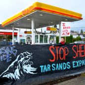 Rising Tide Targets Shell Tar Sands Plans