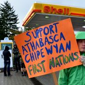Rising Tide Targets Shell Tar Sands Plans
