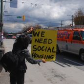 Outside the Fraser Shelter