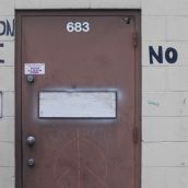 Guarding against homeless entering shelter