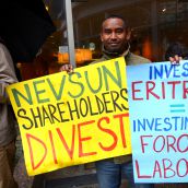Confronting slavery with Nevsun shareholders 