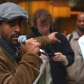 Organizer Daniel Tseghay